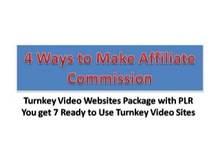 Turnkey Video Websites Package with PLR
You get 7 Ready to Use Turnkey Video Sites
 