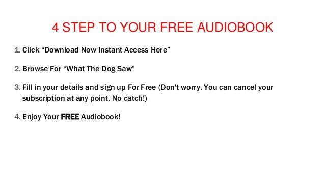 Audiobook Download Mp3 Online What The Dog Saw