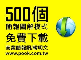 500個簡報圖解模式免費下載 商業簡報網-韓明文講師-part1