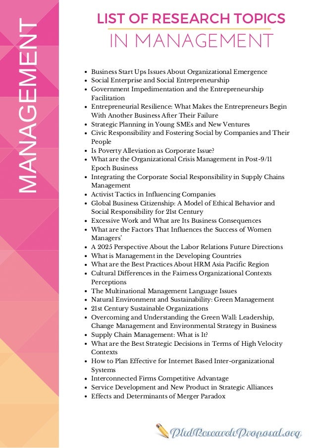 Organisational behaviour phd research proposal
