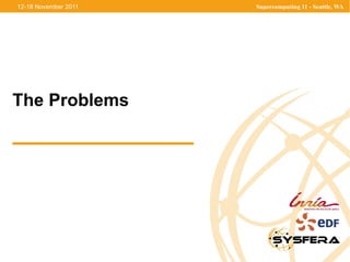 2011: A team of 12  (R&D: 4 engineers and 5 PhD ) Supported by two experts from INRIA and ENS 