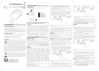 Telecommande Universelle Thomson Notice