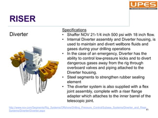 Chaffer Riser Drillship(Dhirubhai Deep-water KG2) | PPTX