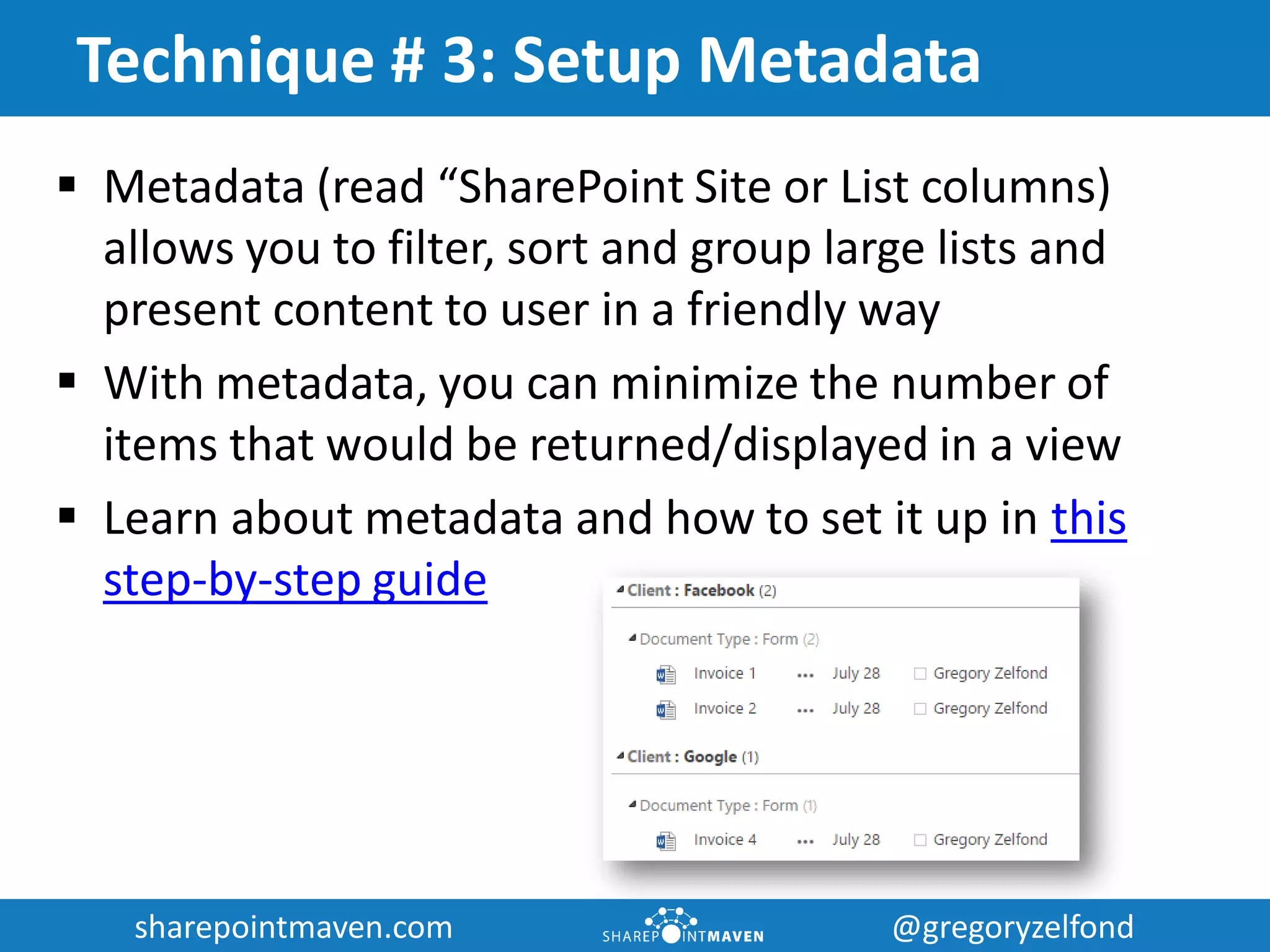 SharePoint 5000 Item List view Threshold Checklist and Best Practices PPT
