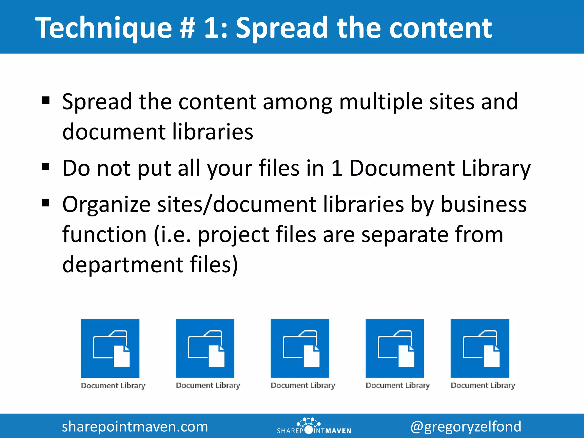 SharePoint 5000 Item List view Threshold Checklist and Best Practices PPT