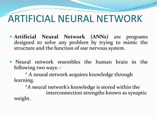 Artificial Neural Network | PPT