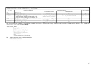 UNIDADE FUNCIONAL: 4 – APOIO AO DIAGNÓSTICO E TERAPIA (cont.)

        Nº ATIV.                                UNIDADE / AMBIENTE                                                                 DIMENSIONAMENTO                                   INSTALAÇÕES
                                                                                               QUANTIFICAÇÃO (min.)                              DIMENSÃO (min.)
4.11                     Quimioterapia
4.11.1                   Consultório indiferenciado                                                  1."In loco" ou não                                     7,5 m²                        HF
4.11.4; 4.11.5           Sala de aplicação de quimioterápicos                              1. No caso de haver atendimento                  7,0 m² por leito e 5,0 m² por poltrona   HF;FO;FAM;EE
                         - Adulto curta duração – poltronas e/ou longa duração¹ - leito    pediátrico, a sala deve ser exclusiva
                         - Criança curta duração – poltronas e/ou longa duração¹ - leito
4.11.4                   Área de material e medicamentos ²                                 1, quando o preparo das drogas for                              3,0 m²
                                                                                           feito na farmácia
4.11.3; 4.11.6           Posto de enfermagem e serviços                                    1 a cada 12 poltronas/leitos ou                                 6,0 m²                        HF
                                                                                           fração
Vide Portaria MS nº 3.535 de 02/09/98 e Portaria MS 255 de 31/03/99 sobre centros de atendimento de oncologia, publicadas nos DO de 14/10/98 e 01/04/99 e Portaria MS/SAS nº 113 de 31/03/99 sobre
cadastramento de serviços, publicada no DO de 08/04/99.

AMBIENTES DE APOIO:
           -Área para registro e espera de pacientes
           -Sala de utilidades
           -Sanitário de pacientes ( sala de aplicação )
           -Depósito de material de limpeza
           *-Sanitários de pacientes ( área de espera )
           *-Sala administrativa
           *-Copa
           *- Área para guarda de macas e cadeira de rodas

Obs.:     ¹ Pode ser realizado nos quartos ou enfermarias da internação.
          ² Vide unidade funcional farmácia.




                                                                                                                                                                                                67
 