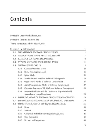Introduction to Software Engineering 2nd Edition Ronald J. Leach | PDF