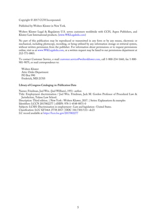 Examples Explanations For Employment Discrimination 3rd Edition Joel Wm ...