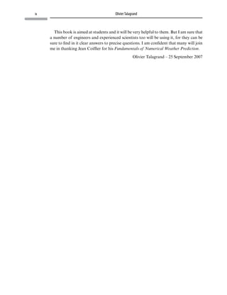 Fundamentals of Numerical Weather Prediction Coiffier | PDF