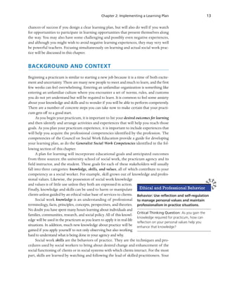 The Social Work Practicum A Guide And Workbook For Students 7th Cynthia ...