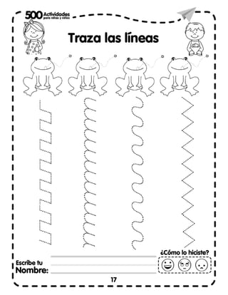 Cuadernillo De Actividades Preescolar Para Imprimir Free Schedule