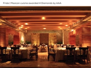 Frida| Tour CulinarioFrida | Mexican cuisine awarded 4 Diamonds by AAA

 