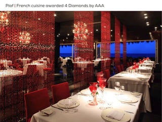 Piaf| Tour CulinarioPiaf | French cuisine awarded 4 Diamonds by AAA
 