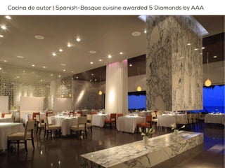 Cocina de Autor| Tour CulinarioCocina de autor | Spanish-Basque cuisine awarded 5 Diamonds by AAA
 