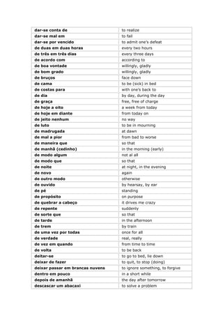 17 expressões idiomáticas em inglês e suas traduções