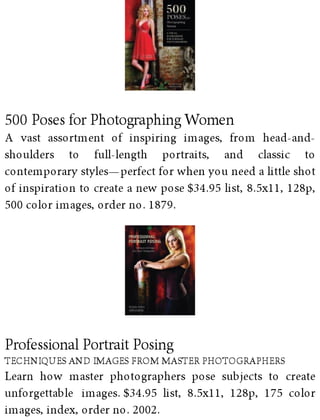 500 poses for photographing men