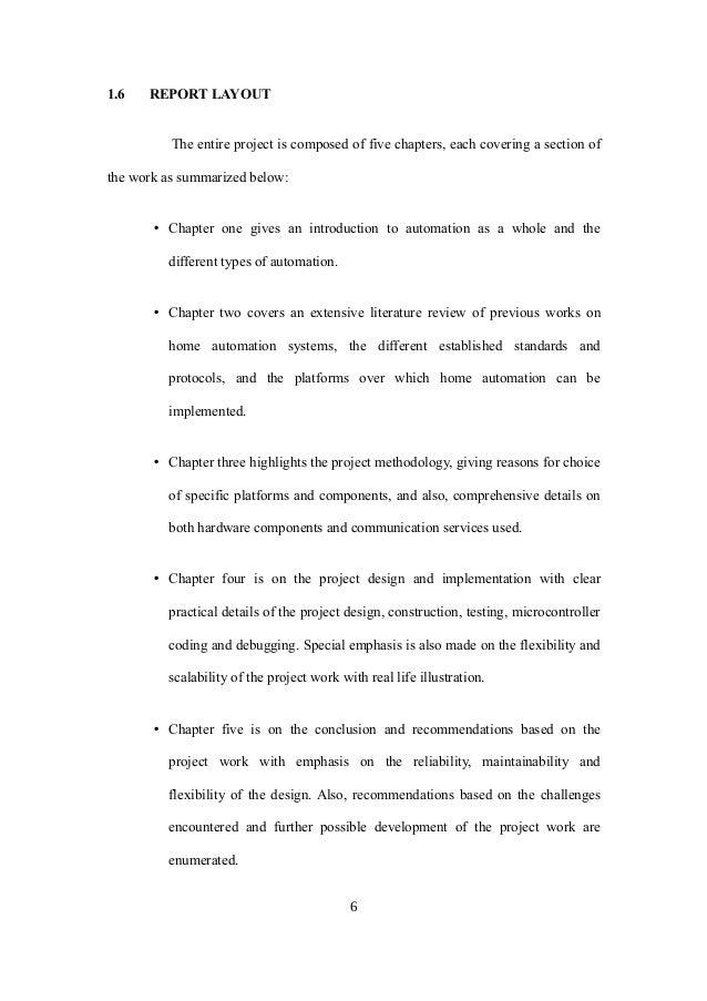 Simple home automation project report Simple home automation project report