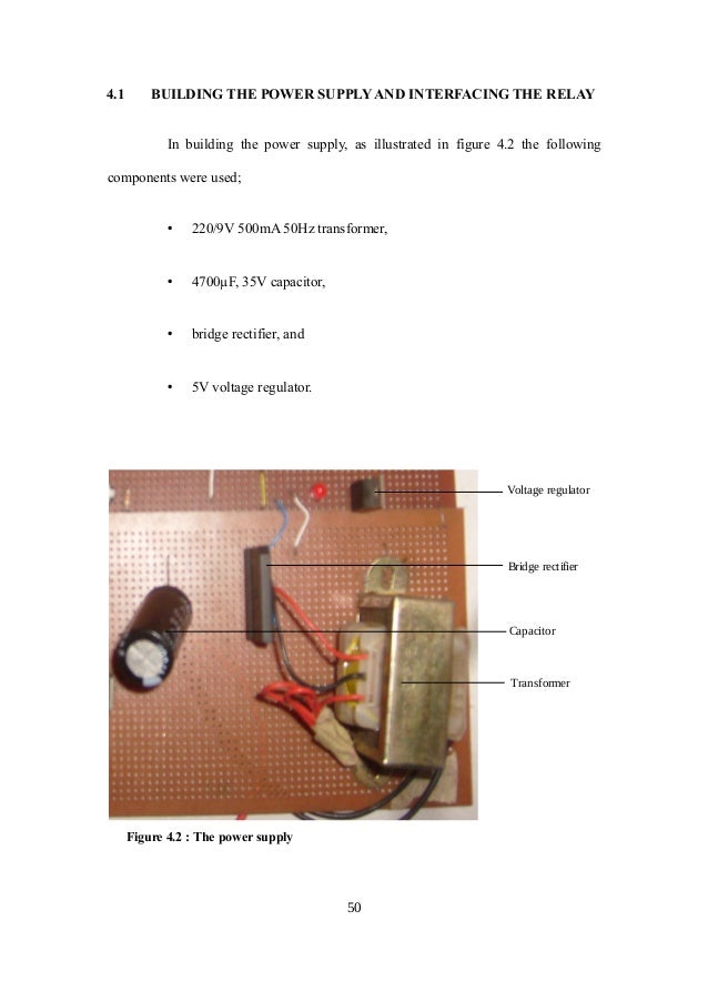 My Final Year Project Individual Control Home Automation System