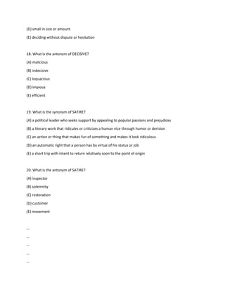 500 Sat Vocabulary Words | PDF