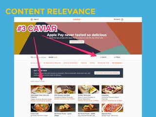 CONTENT RELEVANCE
 