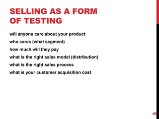 500Startups Discussion -  Startup Selling: Conquering the Enterprise Slide 5