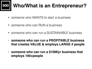 How Big Is The Market?
Q: How Many Entrepreneurs?
• How Many People = 7,000,000,000 on earth
• 1% of Humanity is Entrepren...