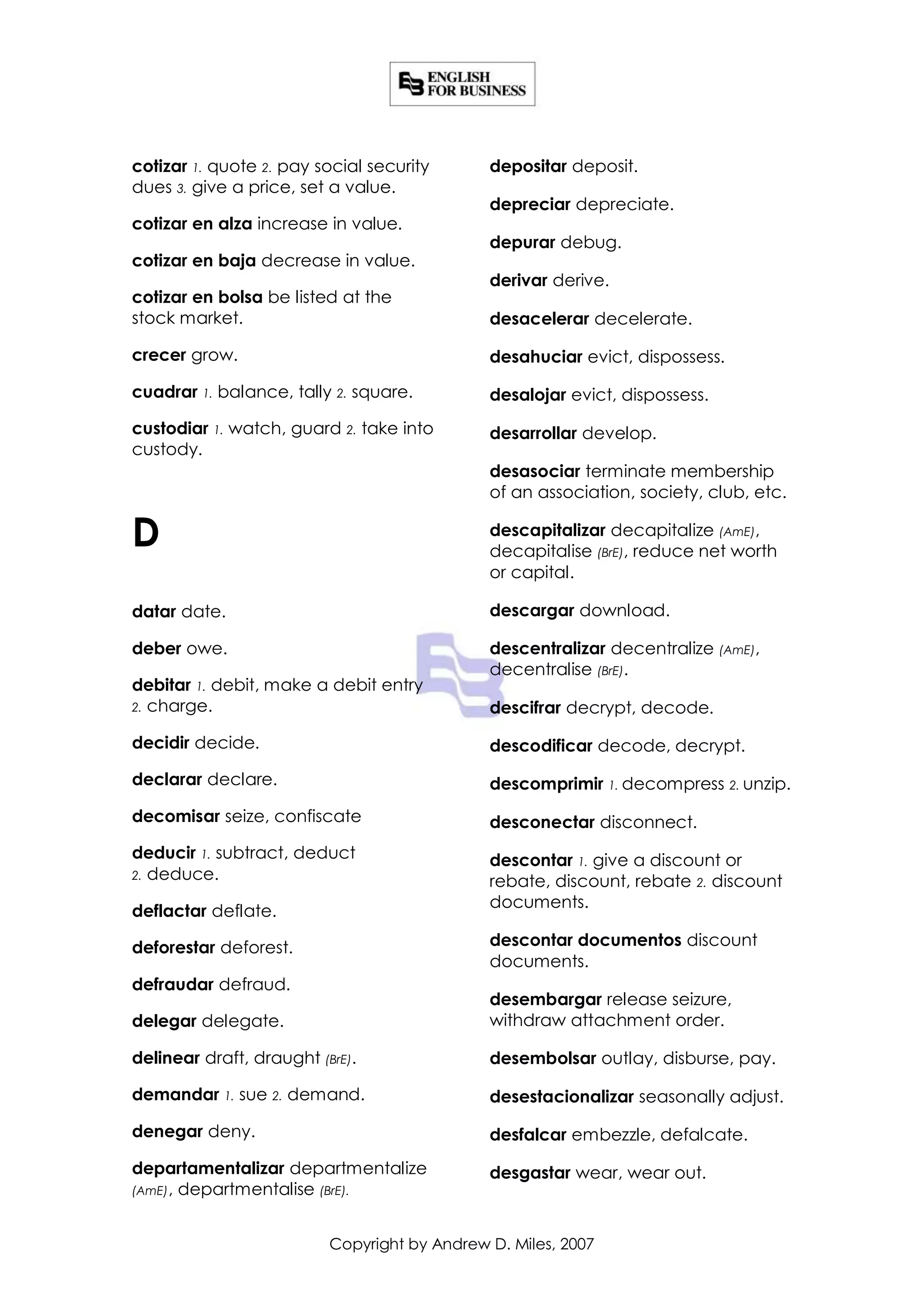 500 verbos spanish to english | PDF