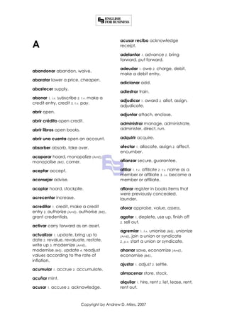 500 verbos spanish to english | PDF | Business and Finance