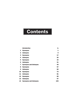 501 Of Synonym Antonym Questions With Solutions
