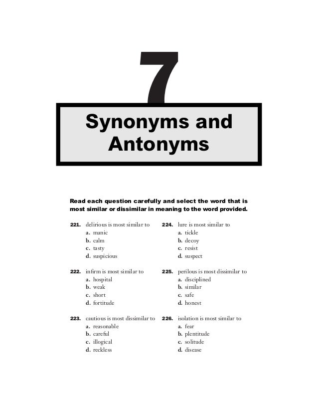 Synonym Solutions | 501 of synonym antonym questions with solutions Synonym Solutions | 501 of synonym antonym questions with solutions