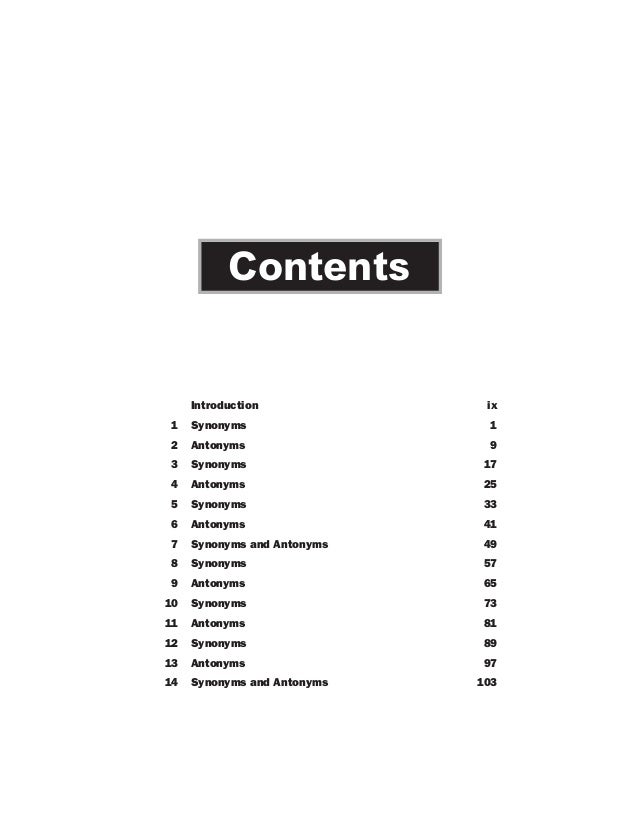 501 Of Synonym Antonym Questions With Solutions 501 Of Synonym Antonym Questions With Solutions