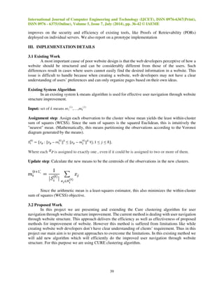International Journal of Computer Engineering and Technology (IJCET), ISSN 0976-6367(Print), 
ISSN 0976 - 6375(Online), Volume 5, Issue 7, July (2014), pp. 36-42 © IAEME 
always been an important aspect of quality of service. To ensure the correctness of users’ data in the 
cloud, we propose an effective and flexible distributed scheme with woo salient features, opposing to 
its predecessors. By utilizing the homomorphic token with distributed verification of erasure-coded 
data, our scheme achieves the integration of storage correctness insurance and data 
error localization, i.e., the identification of misbehaving server(s).Unlike most prior works, the new 
scheme further supports secure and efficient dynamic operations on data blocks, including: data 
update, delete and append. Extensive security and performance analysis shows that the proposed 
scheme is highly efficient and resilient against Byzantine failure, malicious data modification attack, 
and even server colluding attacks. 
• Giuseppe Ateniese, Roberto Di Pietro, Luigi V. Mancini, and Gene Tsudik, Storage 
outsourcing is a rising trend which prompts a number of interesting security issues, many of which 
have been extensively investigated in the past. However, Provable Data Possession (PDP) is a topic 
that has only recently appeared in the research literature. The main issue is how to frequently, 
efficiently and securely verify that a storage server is faithfully storing its client’s(potentially very 
large) outsourced data. The storage server is assumed to be untrusted in terms of both security and 
reliability. (In other words, it might maliciously or accidentally erase hosted data; it might also relegate 
it to slow or off-line storage.) The problem is exacerbated by the client being a small computing device 
with limited resources. Prior work has addressed this problem using either public key cryptography or 
requiring the client to outsource its data in encrypted form. In this paper, we construct a highly 
efficient and provably secure PDP technique based entirely on symmetric key cryptography, while not 
requiring any bulk encryption. Also, in contrast with its predecessors, our PDP technique allows 
outsourcing of dynamic data, i.e., it efficiently supports operations, such as block modification, 
deletion and append. 
• C. Erway, A. Kupcu, C. Papamanthou, and R. Tamassia, As storage-outsourcing services and 
resource-sharing networks have become popular, the problem of efficiently proving the integrity of 
data stored at untrusted servers has received increased attention. In the provable data possession (PDP) 
model, the client preprocesses the data and then sends it to an untrusted server for storage, while 
keeping a small amount of meta-data. The client later asks the server to prove that the stored data has 
not been tampered with or deleted (without downloading the actual data). However, the original PDP 
scheme applies only to static (or append-only) files. We present a definitional framework and efficient 
constructions for dynamic provable data possession (DPDP), which extends the PDP model to support 
provable updates to stored data. We use a new version of authenticated dictionaries based on rank 
information. The price of dynamic updates is a performance change from O(1) to O(log n) (or O(n  
log n)), for a file consisting of n blocks, while maintaining the same (or better, respectively) probability 
of misbehavior detection. Our experiments show that this slow down is very low in practice (e.g., 
415KB proof size and 30ms computational overhead for a 1 GBfile). We also show how to apply our 
DPDP scheme to outsourced file systems and version control systems (e.g., CVS). 
• K.D. Bowers, A. Juels, and A. Oprea, We introduce HAIL (High-Availability and Integrity 
Layer), a distributed cryptographic system that permits aset of servers to prove to a client that a stored 
file is intact and retrievable. HAIL strengthens, formally unifies, and streamlines distinct approaches 
from the cryptographic and distributed-systems communities. Proofs in HAIL are efficiently 
computable by servers and highly compact typically tens or hundreds of bytes, irrespective of file size. 
HAIL cryptographically verifies and reactively reallocates file shares. It is robust against an active, 
mobile adversary, i.e., one that may progressively corrupt the full set of servers. We propose a strong, 
formal adversarial model for HAIL, and rigorous analysis and parameter choices. We show how HAIL 
38 
 