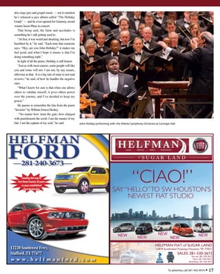 John Holiday feature