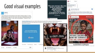 Good visual examples
 