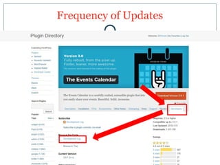 Frequency of Updates