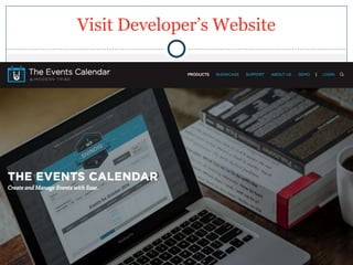 Visit Developer’s Website