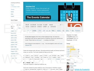 photo by huasonic
EVALUATING
A
WORDPRESS