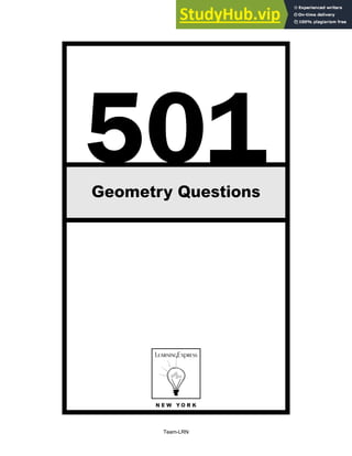 501
Geometry Questions
N E W Y O R K
Team-LRN
 