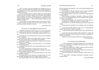 N
170
Eso no es todo. Luego de mondadas son cortadas en trozos y
mezcladas unas con otras. Para entonces han perdido bastante de
su identidad. Lo cierto es que piensan que ya está cumplido el
propósito de Cristo.
Pero lo que Dios quiere es puré de papas. No muchas papas
sueltas, sino puré de papas. Cuando son reducidas a puré ninguna
podrá levantarse y exclamar: "Miren, ésta soy yo." La palabra tiene
que ser nosotras. Por esta razón el Padrenuestro comienza con las
palabras "Padre nuestro. . ." De lo contrario diría "Padre mío que
estás en los cielos..."
Con la mayor reverencia podemos decir que el Padre, el Hijo y
el Espíritu Santo son entre ellos como el puré de papas. Jesús
quiere que nosotros también lo seamos.
269. ¿QUE TAL MIEMBRO DE IGLESIA ES?
La Iglesia Evangélica Icabod (1 Sam. 4:21) se está esforzando
por cumplir la obra del Señor con miembros como los siguientes:
La familia del señor O.K. Sional llega al culto quizá una vez al
mes.
El hermano D. Vez Encuando tiene el mismo nivel de lealtad al
Señor y a la iglesia.
El hermano T. Meroso no puede asistir si llueve o si hace
mucho calor o mucho frío, o si hay algún otro problema.
La hermana Arta de Mora llega, pero a tiempo para interrumpir
el sermón con su entrada.
El hermano A. Trasado a veces entra antes, y a veces después
de la hermana de Mora.
La señora Pérez Hosa dice que está pensando asistir, tal vez el
"otro" domingo.
Su vecina, señora Hotra O. Casión, quizá vaya con ella.
Don T.V. Hesclabizado está dispuesto a mandar a sus hijos,
con tal que alguien los pase a buscar.
El señor O.Q. Pado dice que realmente quisiera ir, pero tiene
que atender un negocio.
Don Mun Dano se hizo miembro de la iglesia pero no ve por
qué ella debe demandar tanto de su tiempo, dinero y esfuerzo.
El hermano Muhi D. Li Cado estaba asistiendo, pero no se le
QUINIENTAS DOS
Juan Carlos Ortiz
ILUSTRACIONES SELECTAS 171
ha visto después que eligieron a otro como superintendente de la
escuela dominical.
La hermana Er Ida de Corazón tiene un gran problema
parecido: Alguien no le saludó la última vez que asistió.
Con doce miembros como ésos, ¿cómo crees tu que progresa
la Iglesia Ikabod?
Ahora miremos la Iglesia Evangélica Eben-ezer (1 Sam.
7:12). No se nos han presentado todos los miembros pero llegamos
a conocer a los siguientes:
El hermano D. Dicado es tan constante como las olas del mar.
La hermana de Cidida trae consigo a sus cinco niños
El hermano Co O. Perador de buena gana busca maneras de
ayudar.
El hermano Pun Tualidad es tan confiable como la salida del
sol.
La hermana Traba Jadora es una joya. La congregación
quisiera tener muchas "Trabas" como ella.
Y ¿qué decir del querido hennano Fidel I. Dad? ¿Qué harían sin
él?
Luego ahí están los hermanos Man Sedumbre, Amparo de
Muchos, Caridad del Alma, Consuelo A. Hotros, Constancia D.
Animo y Evita Guerra.
¿Quieres tú ser de la Iglesia Icabod o de la Iglesia Eben-ezer?
Cecilio McConnell
270. NIVELES DE OFRENDAR
1. Nivel de propina. Entregan al Señor como al sirviente de
mesa en un restaurante; es expresión de aprecio o para evitar que
se crea que se es tacaño.
2. Nivel de entretención. "Pagan" cuando asisten al culto al
igual como lo hacen en el teatro o el estadio.
3. Nivel de emoción. Ofrendan cuando se les mueven las
emociones, quizá una o dos veces al año.
4 Nivel de promesa. Prometen ofrendar un tanto, pero no lo
hacen.
5. Nivel bíblico. Entregan sus diezmos y ofrendas, como lo
enseña la Biblia
Cecilio McConnell
 