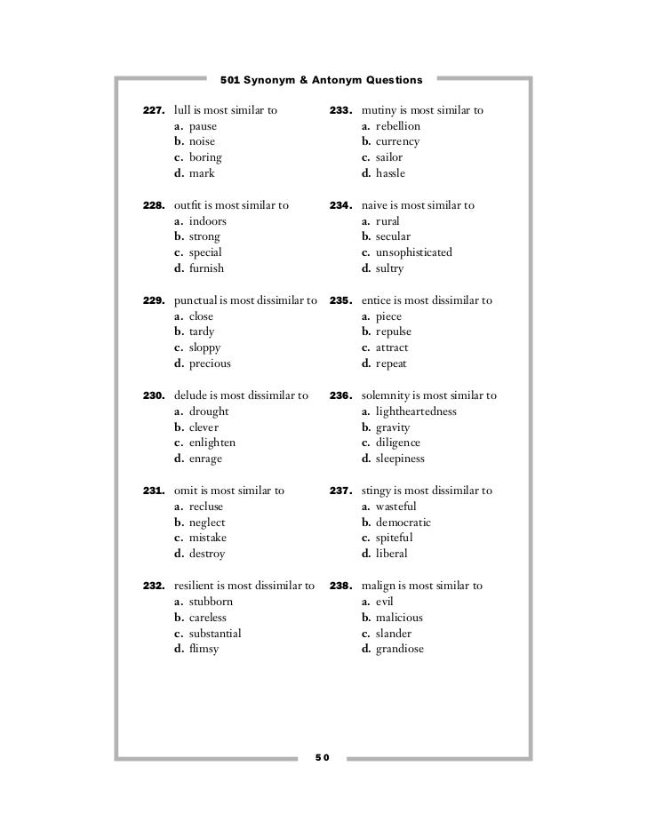 Worksheets 100 Words With Synonyms And Antonyms 501 synonyms and antonyms 63 synonym antonym