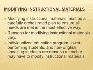 501 wk 9 developoing instructional materials | PPT