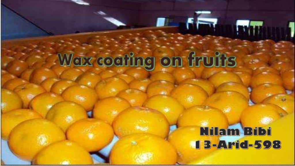 fruit waxing