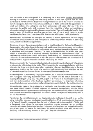 Einvoicing Status Report Final[1]