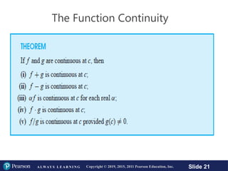 Comprehensive Exploration of Limits and Function Continuity in Calculus ...