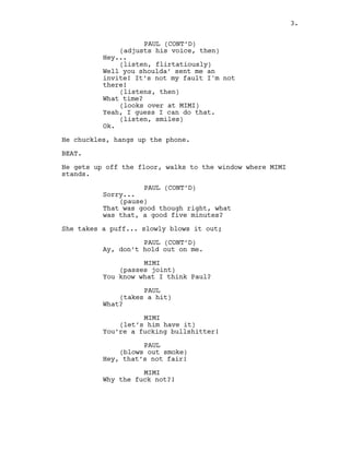 Final shooting script | PDF