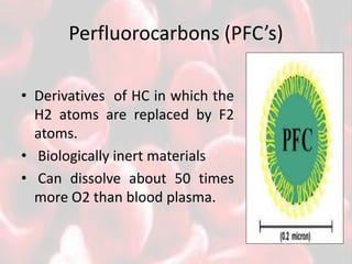 Artificial blood..a tool for new life | PPTX