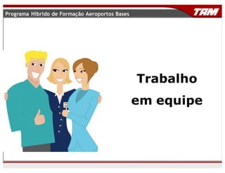 Trabalho
em equipe
Programa Híbrido de Formação Aeroportos Bases
 