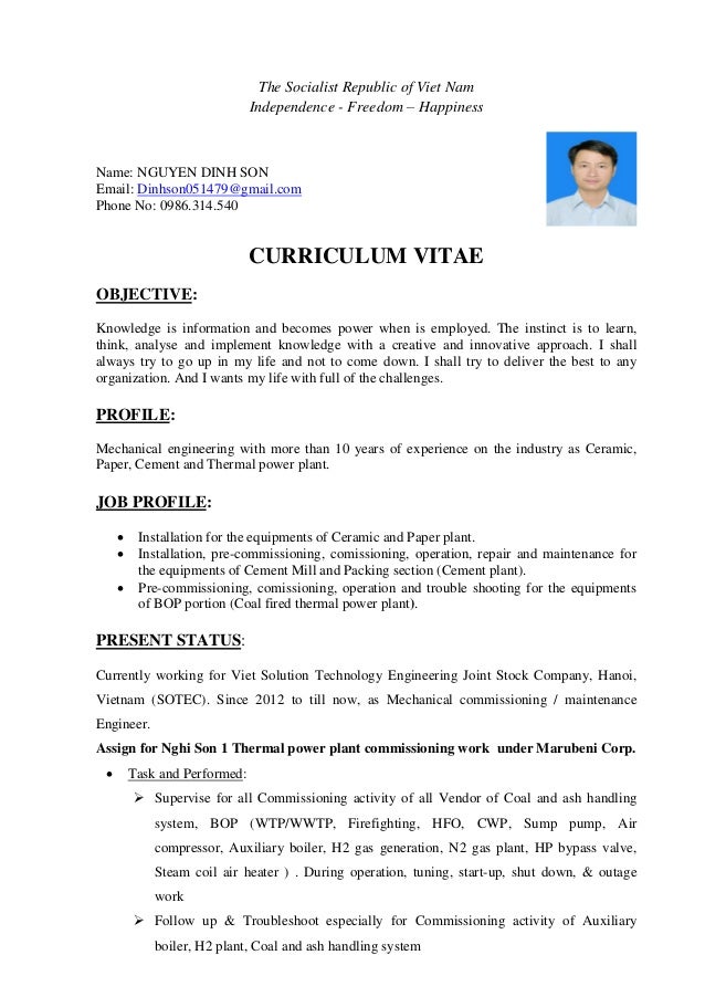 2 curriculum vitae