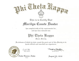 Phi Theta Kappa
